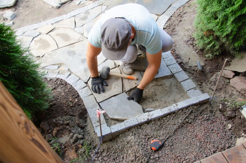 Sunken Brick Pavers Repair