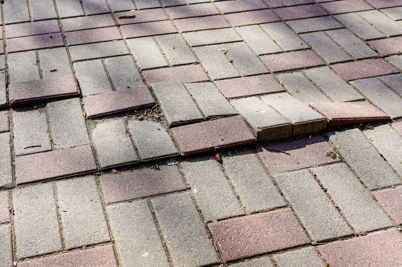 Sunken Brick Pavers Repair