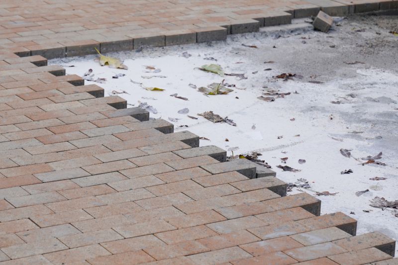 Sunken Brick Pavers Repair